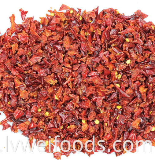 Dehydrated Mexican Red Pepper Granules 6 6mm